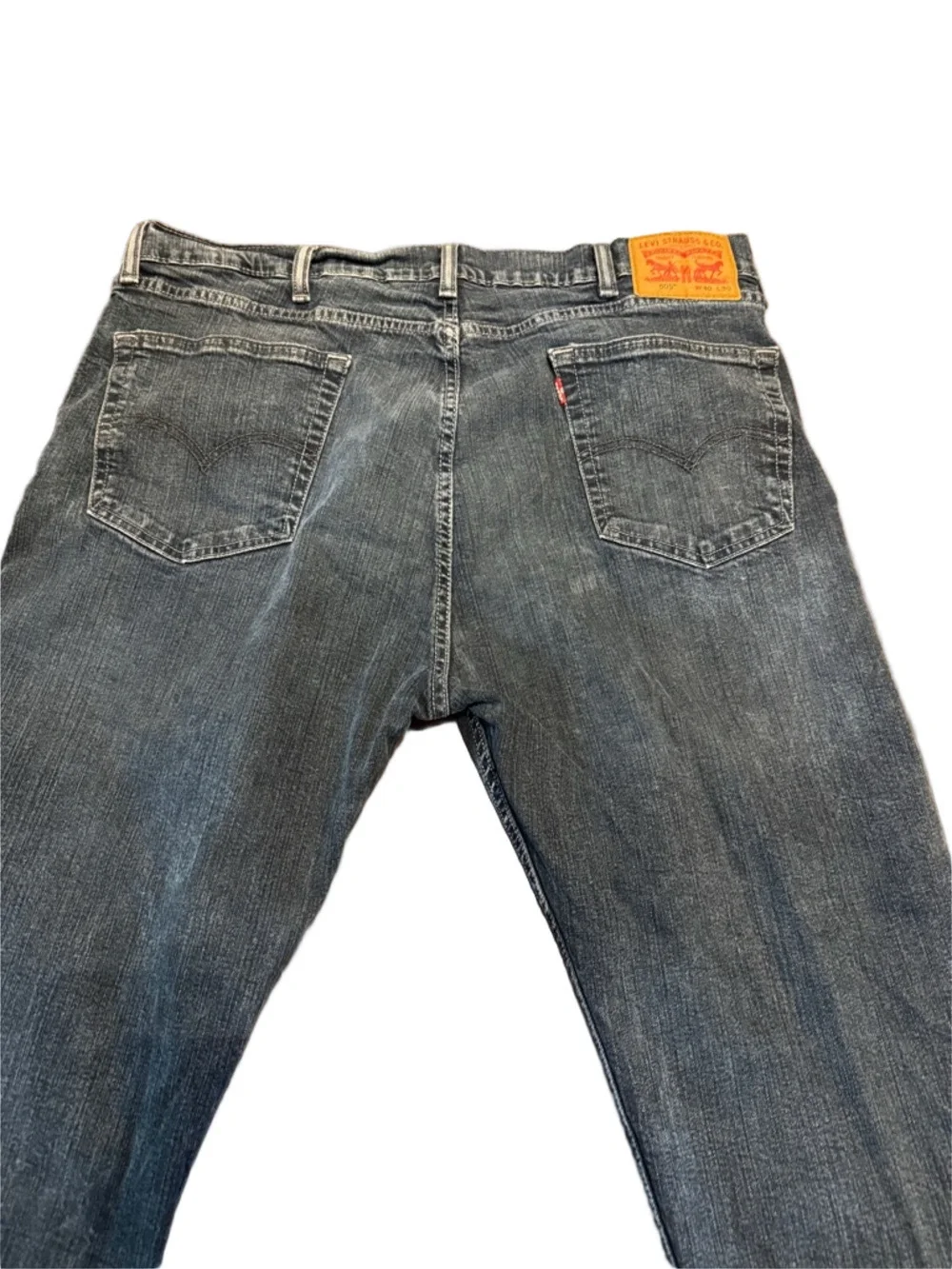 Levi's 505 Men's Faded Blue Straight Jeans Size 40X30